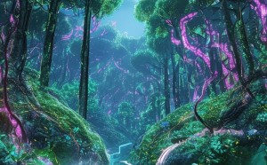 数字森林，虚拟科技与未来视觉的完美融合
